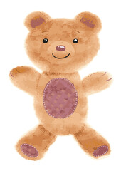 Orsetto da coccolare vettoriale