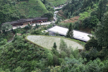 Longji Rice Terraces in Guilin, Guangxi, China