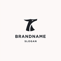 Deer logo icon design template