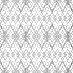 White and Gray Geometric Rhombus Seamless Pattern Design