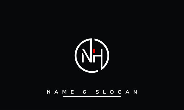 NH,  HN,  N,  H   Abstract  Letters  Logo  Monogram