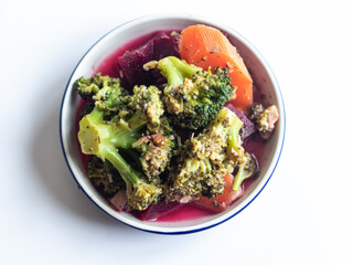 salad with broccoli