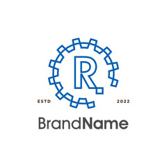Initial R Gear Logo