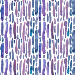 Seamless watercolor abstract pattern. Hand-drawn pattern