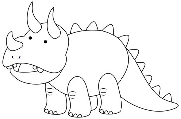 Black and white doodle character