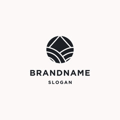 Real estate logo icon flat design template 