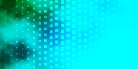 Light Blue, Green vector template in rectangles.