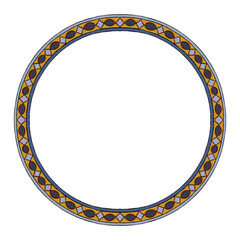 ORNAMET TEXTURE PATTERN PLATE CIRCLE