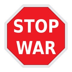 Stop war sign. Peace conceptual. No death