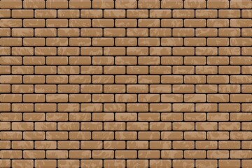Dirty brick wall background. Vector textured pattern