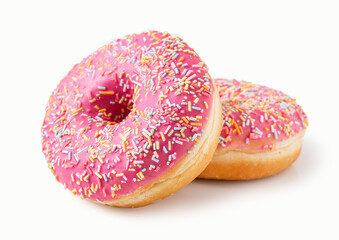 Two donut with white background