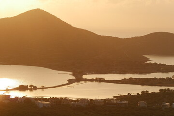 Sunrise in Elounda - Greece.