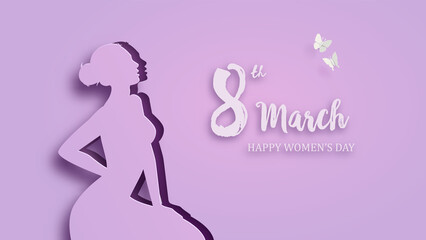 Obraz na płótnie Canvas International Women's Day 8 march