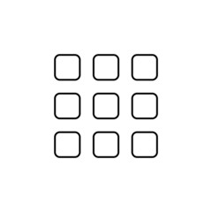 App gallery icon in line style