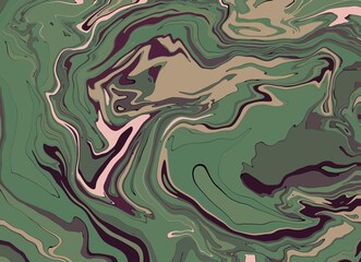 abstract green pattern with lines 