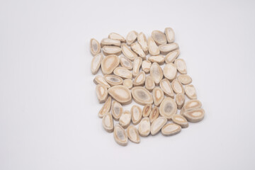 Isolated photos of deer antler cuts