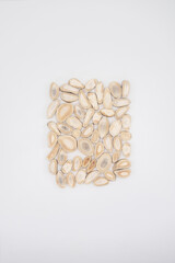 Isolated photos of deer antler cuts