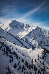 ski resort in the mountains