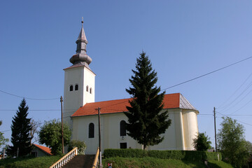 Fototapeta na wymiar Parish church of St. George in Durdic, Croatia