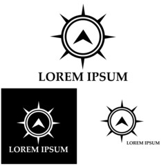 Compass Logo Template vector icon illustration design