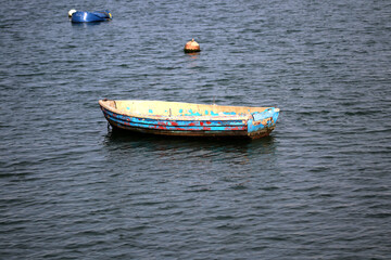 Abandoned or old fishing boat