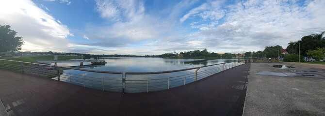 Fototapeta premium view of the river