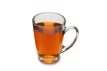 A cup of tea isolated on  white background.