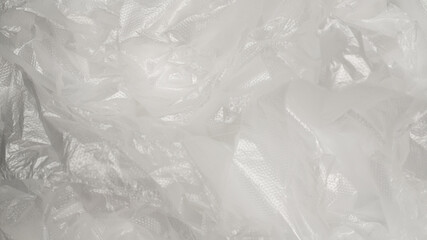 Plastic wihite background. Top view.