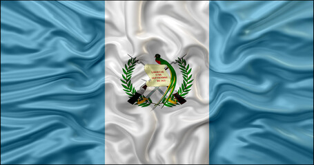 Guatemala waving flag