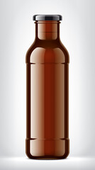 Color Glass Bottle on background. 