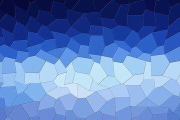 colored background in mosaic structure in blue and white