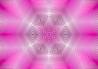 abstract pattern with lines in pink and white