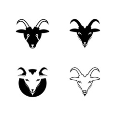 Goat icon set