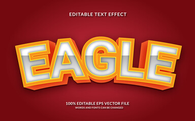 Eagle Editable text effect