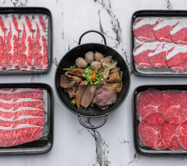 Noodles, Beef and Meat Dishes, Chuck Flat, Sirloin and Brisket