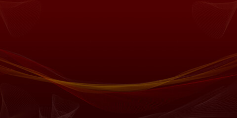 Digital lines passing through a red background wallpaper