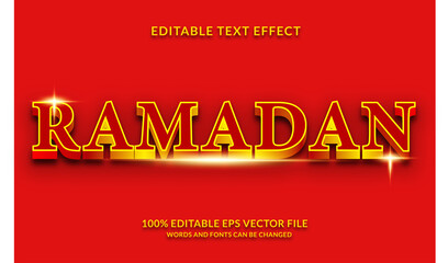 Ramadan Kareem Editable text effect