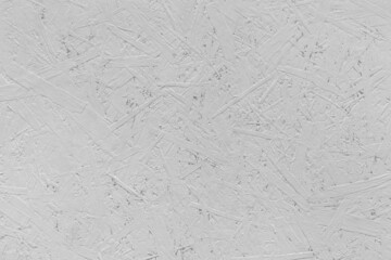 White paint on chipboard surface, pressed wood texture abstract osb background