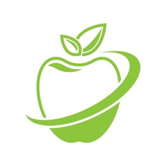 Apple logo template