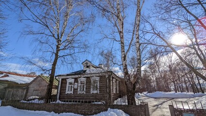 old wooden house
