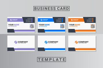 abstract business card template