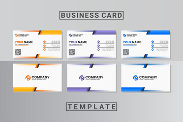 abstract business card template