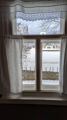 window in the winter