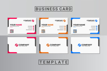 abstract business card template