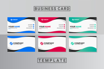 abstract business card template