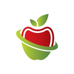 Apple logo template