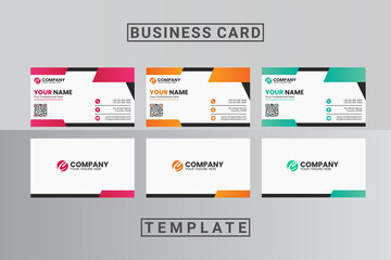 abstract business card template
