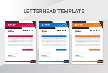 Modern and clean invoice template