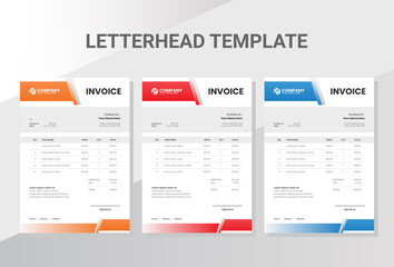 Modern and clean invoice template