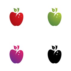 Apple logo icon set